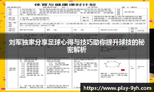 刘军独家分享足球心得与技巧助你提升球技的秘密解析